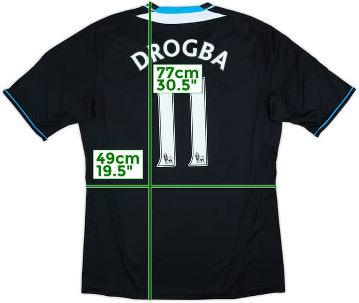 2011-12 Chelsea Away Shirt Drogba #11 - 7/10 - (M)