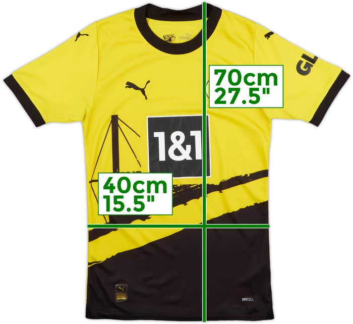 2023-24 Borussia Dortmund Home Shirt - 8/10 - (XS)