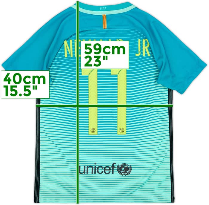 2016-17 Barcelona Third Shirt Neymar Jr #11 - 6/10 - (M.Boys)
