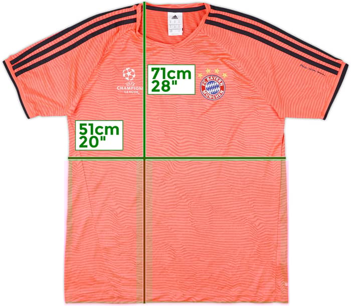 2015-16 Bayern Munich adidas CL Training Shirt - 9/10 - (M)