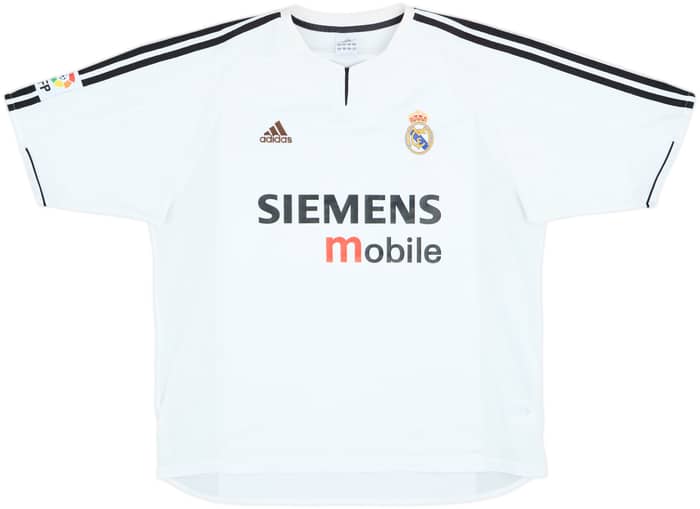 2003-04 Real Madrid Home Shirt Zidane #5 - 6/10 - (XL)