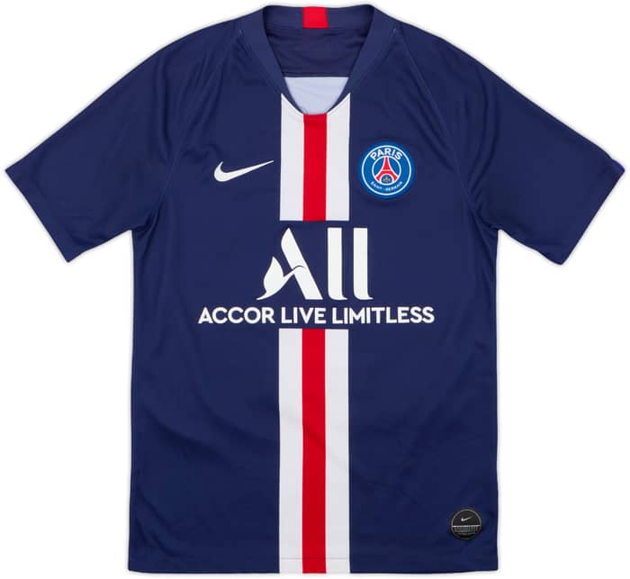 2019-20 Paris Saint-Germain Home Shirt Mbappe #7 - 8/10 - (S)