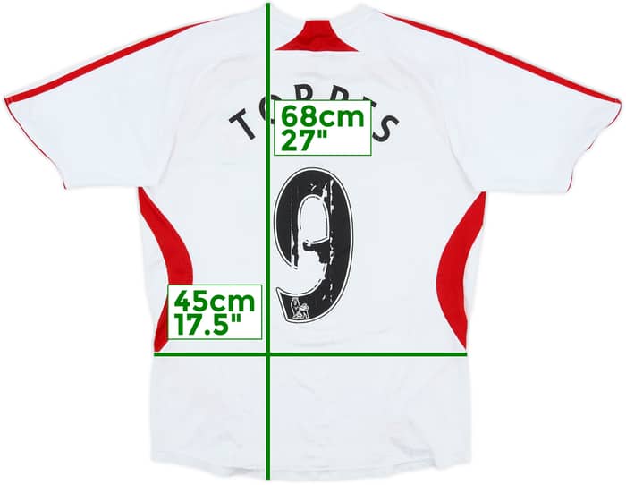 2007-08 Liverpool Away Shirt Torres #9 - 4/10 - (L.Boys)