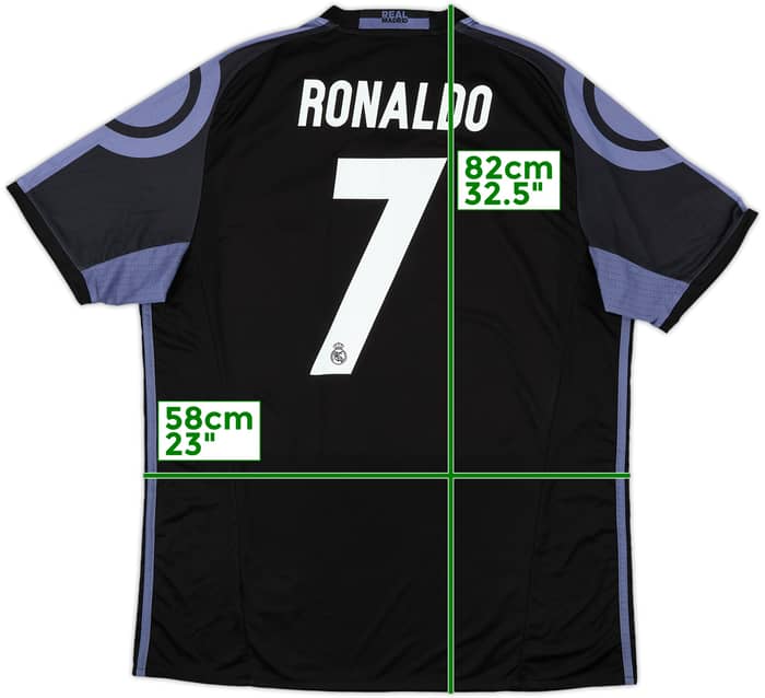 2016-17 Real Madrid Third Shirt Ronaldo #7 - 10/10 - (XL)