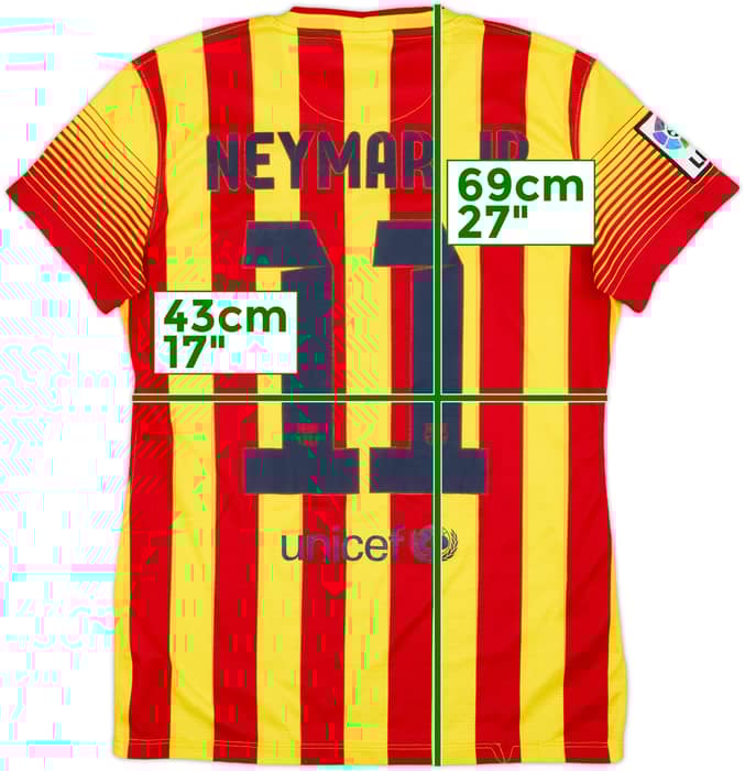 2013-15 Barcelona Away Shirt Neymar Jr #11 - 7/10 - (S)
