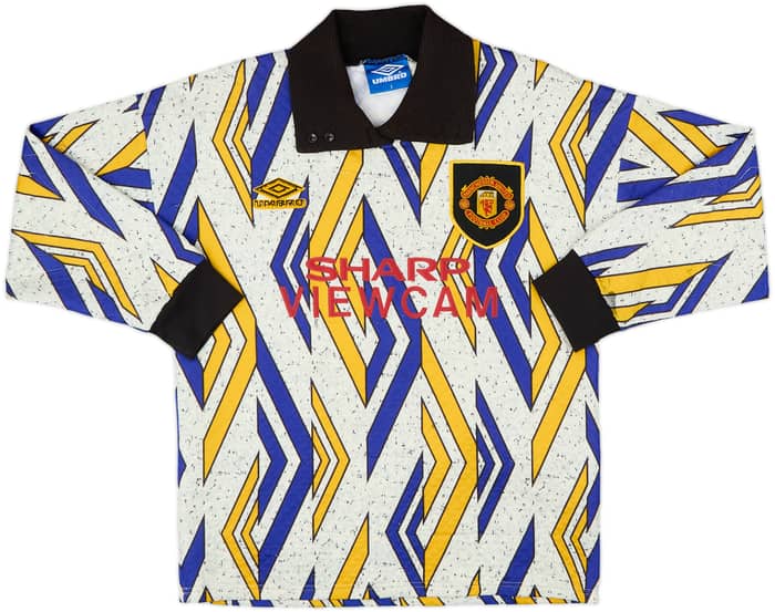 1993-94 Manchester United GK Shirt Schmeichel #1 - 8/10 - (S)