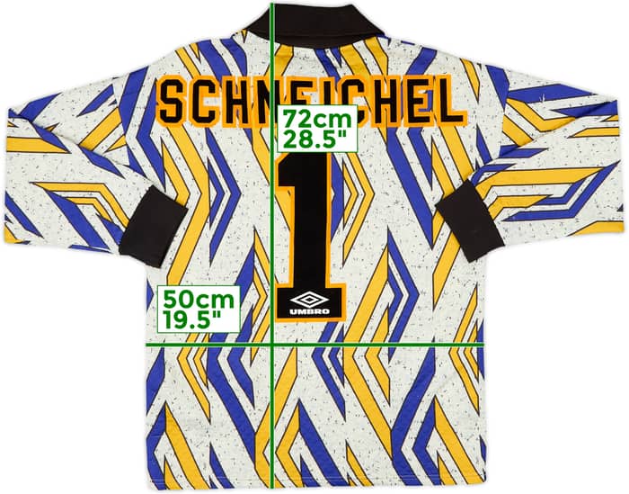 1993-94 Manchester United GK Shirt Schmeichel #1 - 8/10 - (S)