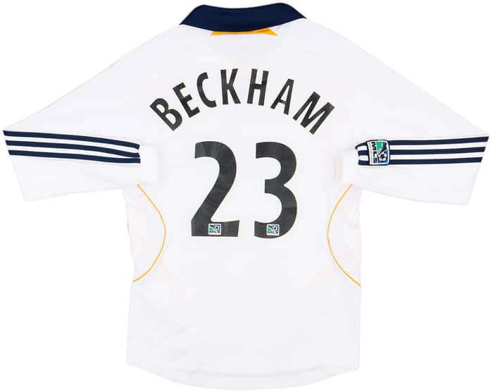 2007-08 LA Galaxy Home L/S Shirt Beckham #23 - 9/10 - (M)