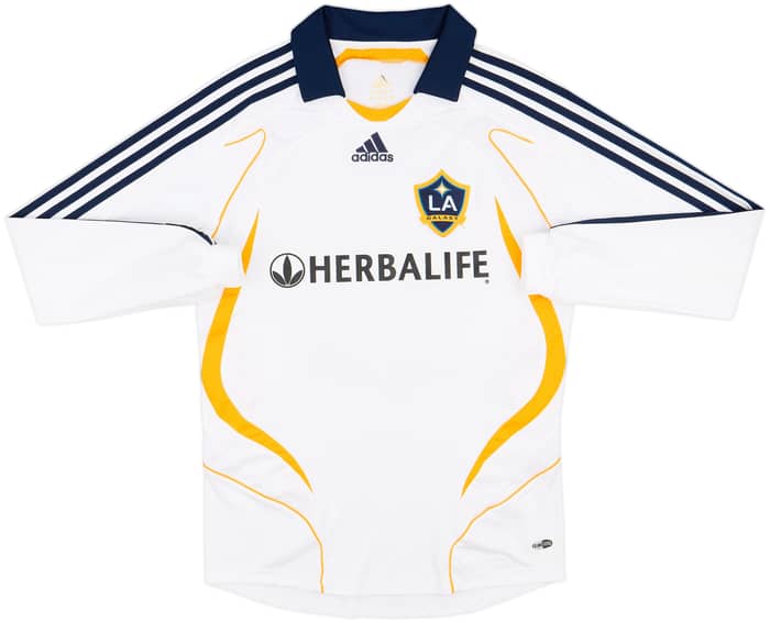 2007-08 LA Galaxy Home L/S Shirt Beckham #23 - 9/10 - (M)