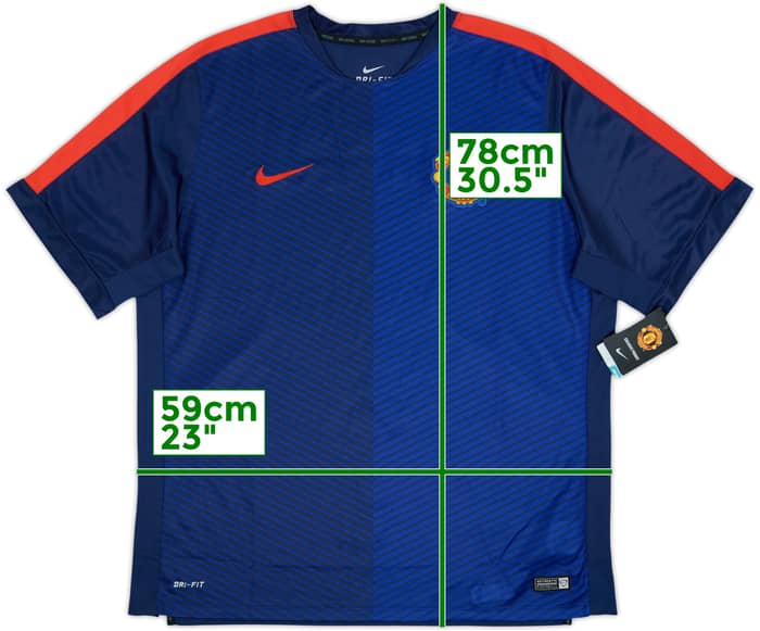 2014-15 Manchester United Nike Training Shirt (XXL)