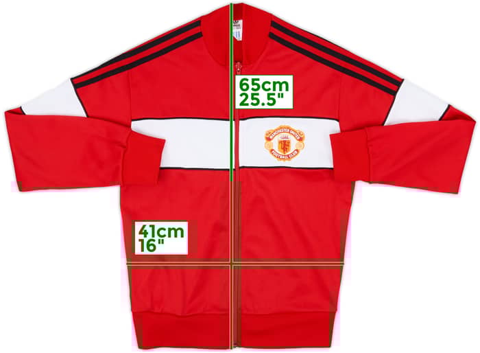 1984-86 Manchester United adidas Track Jacket - 8/10 - (M.Boys)