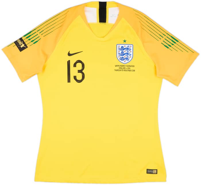 2018 England Match Issue GK Shirt Butland #13