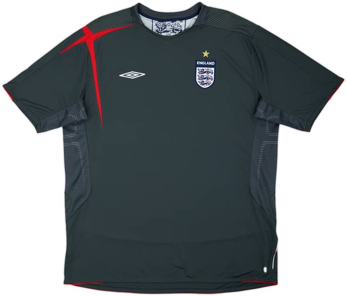 2005-06 England GK S/S Shirt - 10/10 - (XXL)