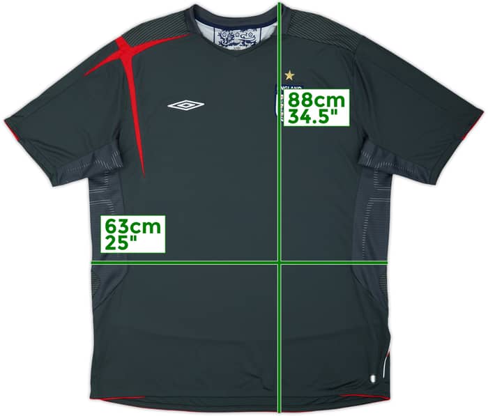 2005-06 England GK S/S Shirt - 10/10 - (XXL)