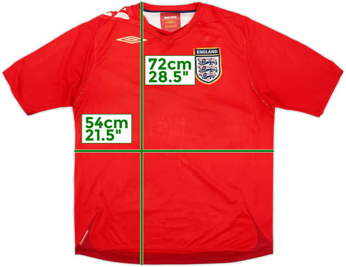 2006-08 England Away Shirt - 5/10 - (L)