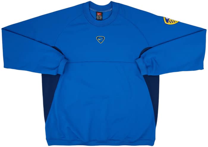 2000-01 Leeds United Nike Sweat Top - 9/10 - (XL)