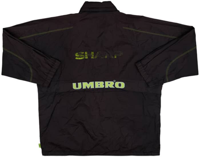 1998-99 Manchester United Umbro Hooded Rain Jacket - 6/10 - (L)
