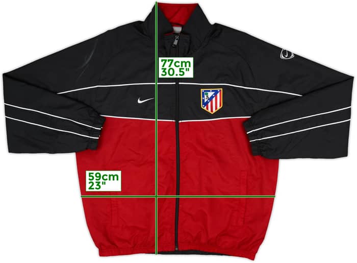 2001-02 Atletico Madrid Nike Track Jacket - 7/10 - (L)