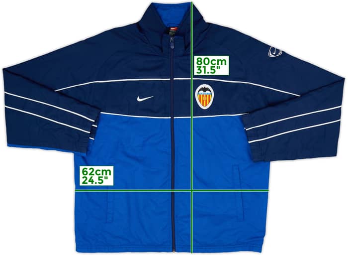 2001-02 Valencia Nike Track Jacket - 9/10 - (L)