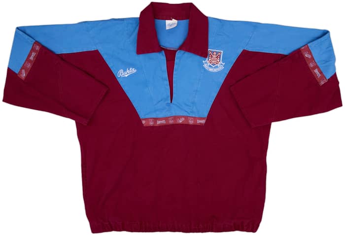 1991-92 West Ham Bukta Drill Top - 9/10 - (M)