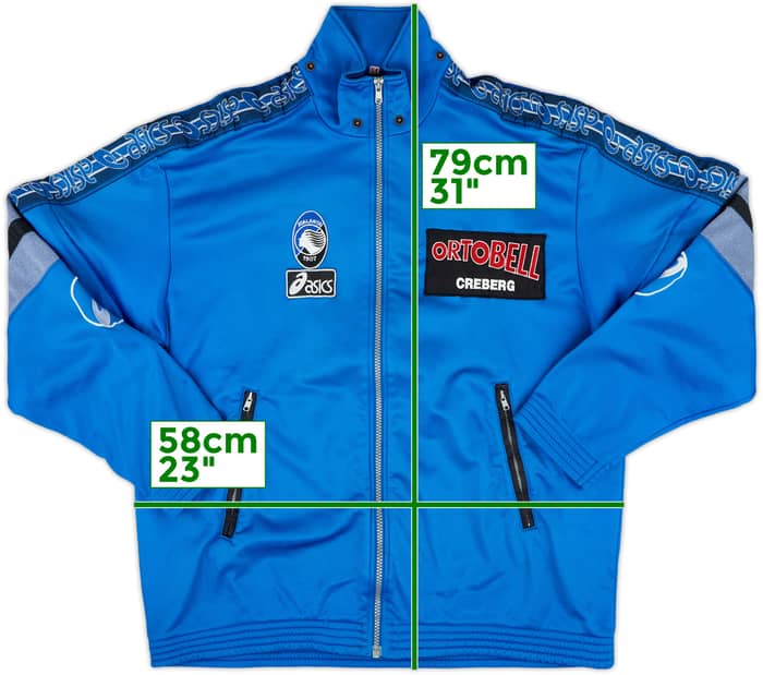 2000-01 Atalanta Asics Track Jacket - 8/10 - (XL)