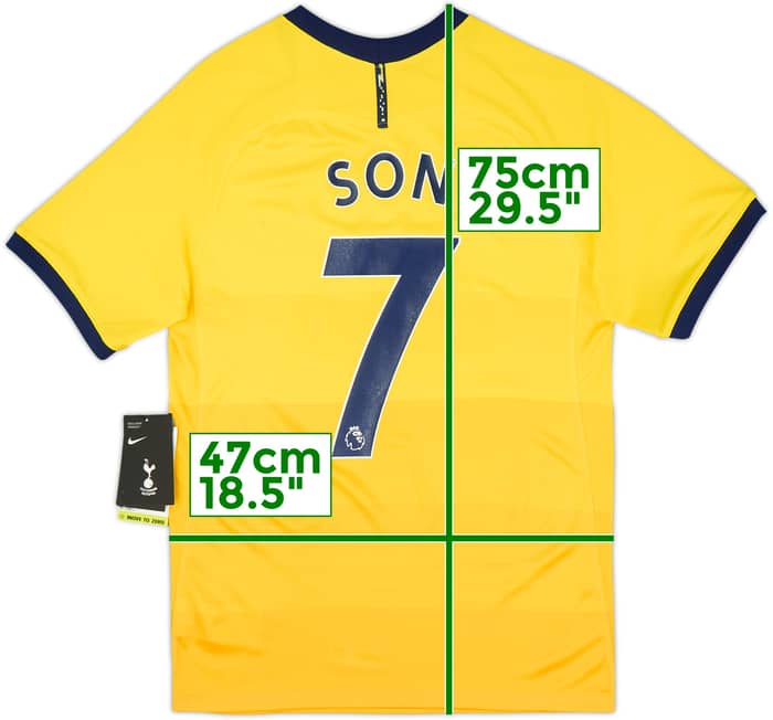 2020-21 Tottenham Third Shirt Son #7 (S)