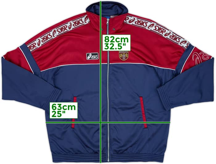 1996-97 Reggiana Asics Track Jacket - 7/10 - (XXL)