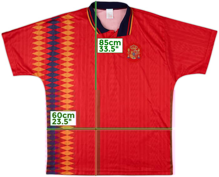 1994-96 Spain Home Shirt - 8/10 - (L)