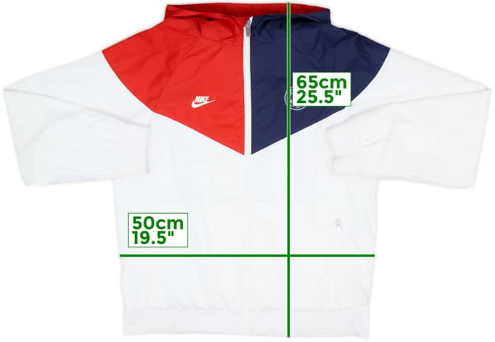 Chaqueta de chándal con capucha Nike del Paris Saint-Germain 2019-20 - 6/10 - (Juvenil XL)