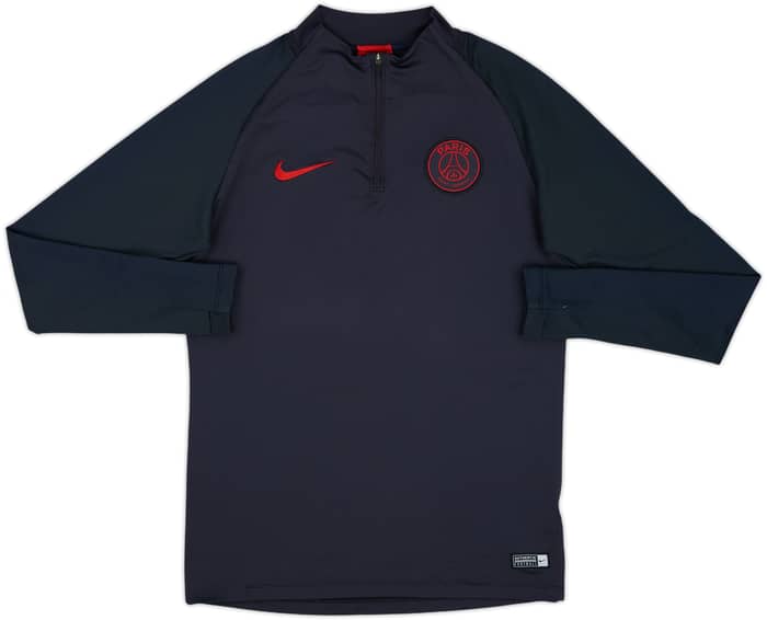 2019-20 Paris Saint-Germain Nike 1/4 Zip Drill Top - 5/10 - (S)