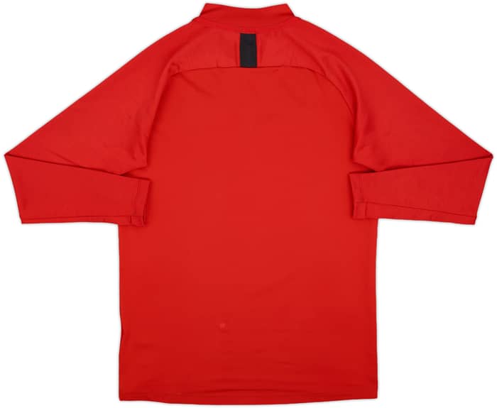 2019-20 Paris Saint-Germain Nike 1/4 Zip Drill Top - 9/10 - (M)