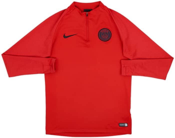 2019-20 Paris Saint-Germain Nike 1/4 Zip Drill Top - 7/10 - (S)