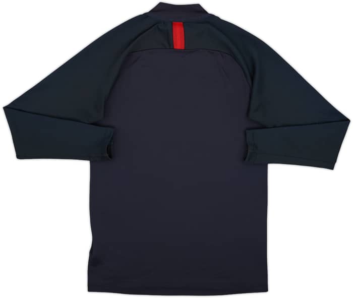 2019-20 Paris Saint-Germain Nike 1/4 Zip Drill Top - 9/10 - (S)