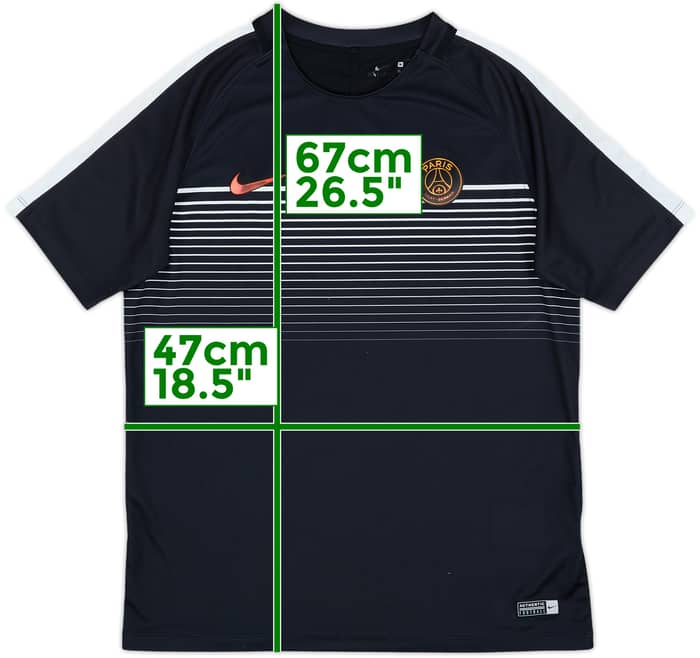 2016-17 Paris Saint-Germain Nike Training Shirt - 8/10 - (XL.Boys)