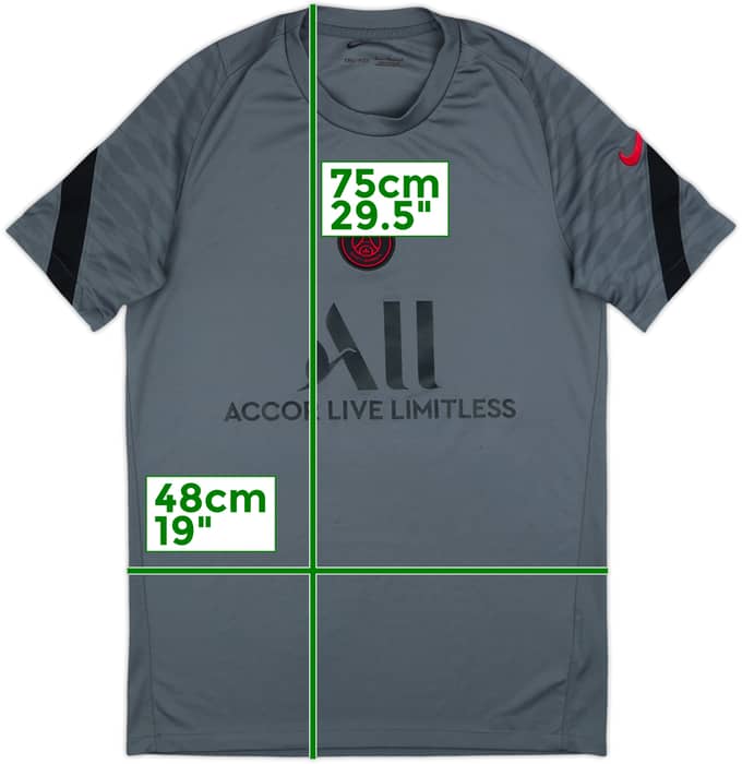 2021-22 Paris Saint-Germain Nike Training Shirts - 8/10 - (M)