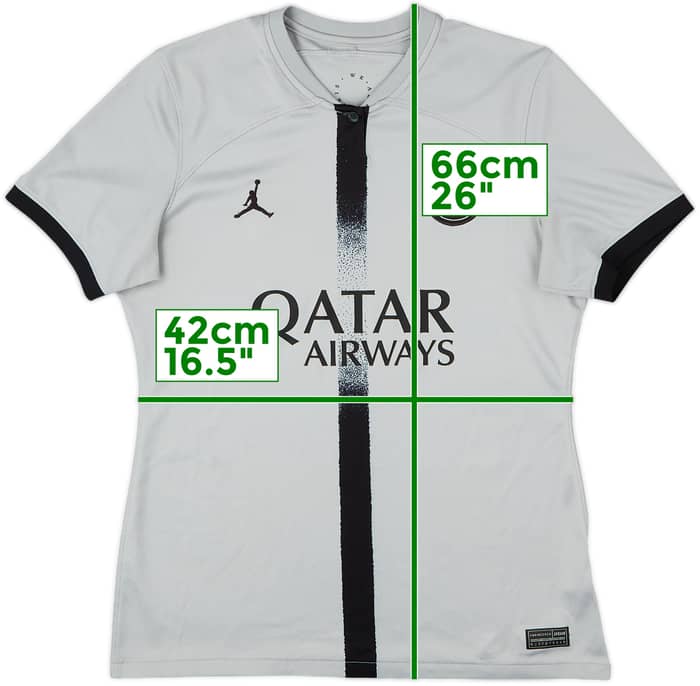 2022-23 Paris Saint-Germain Away Shirt - 8/10 - (Women's M)