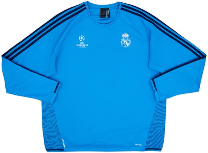 2015-16 Real Madrid CL adidas Drill Top - 8/10 - (XXL)