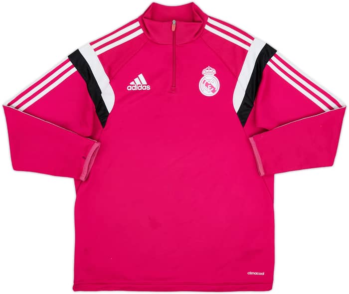 2014-15 Real Madrid adidas 1/4 Zip Drill Top - 8/10 - (S)