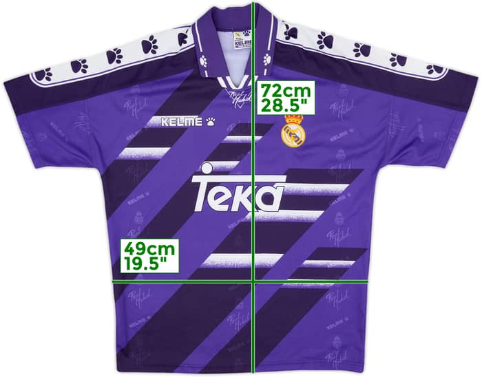 1994-96 Real Madrid Away Shirt - 8/10 - (L)