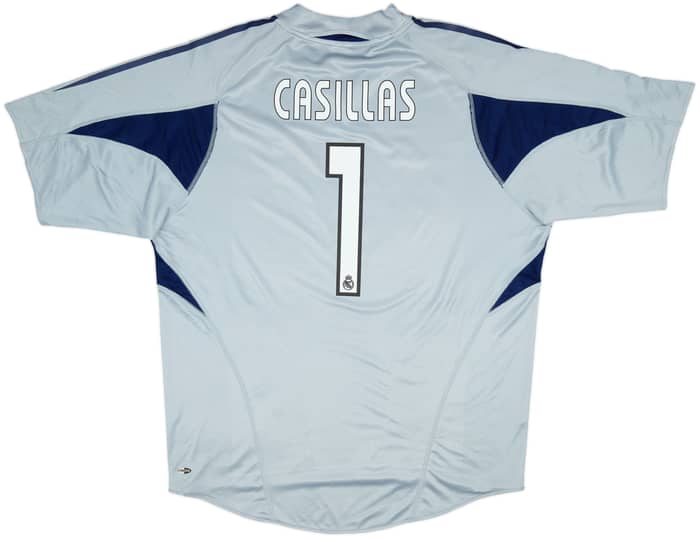 2004-05 Real Madrid GK S/S Shirt Casillas #1 - 8/10 - (XL)