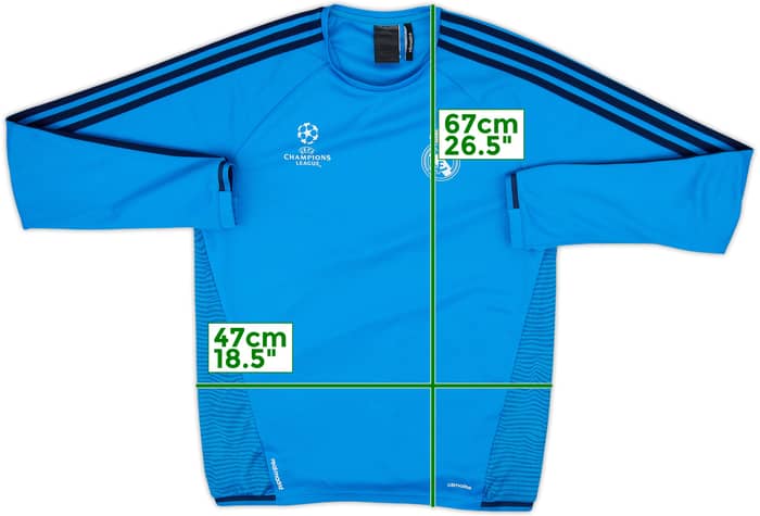2015-16 Real Madrid adidas Sweat Top - 8/10 - (M)