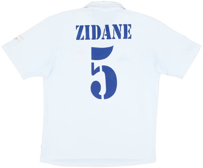 2001 Real Madrid Home Shirt Zidane #5 - 8/10 - (M)