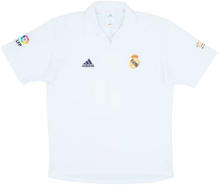 2001 Real Madrid Home Shirt Zidane #5 - 8/10 - (M)