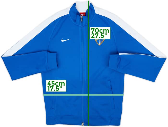 2015-16 Malaga Nike Track Jacket - 8/10 - (S)