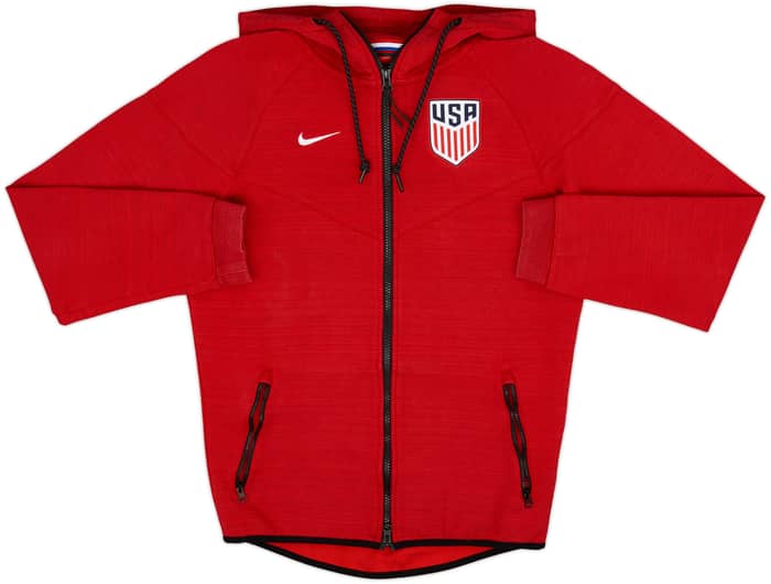 2016-17 USA Nike Hooded Track Jacket - 8/10 - (S)