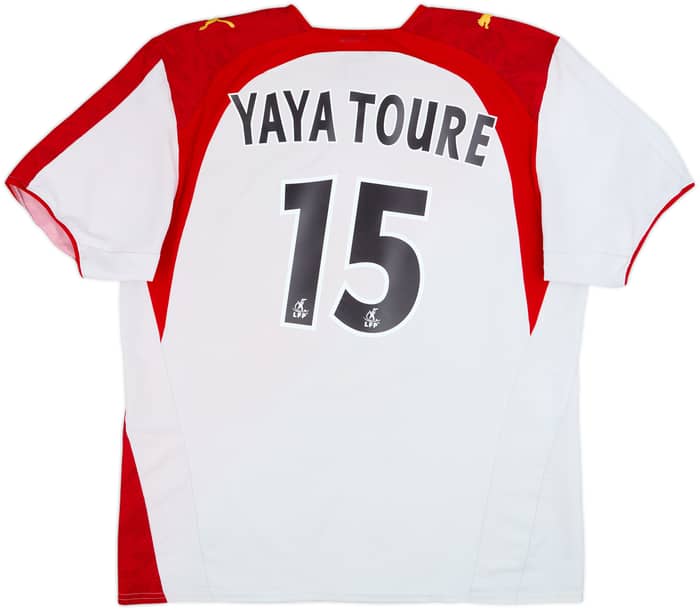 2006-07 Monaco Home Shirt Yaya Toure #15 - 7/10 - (XL)
