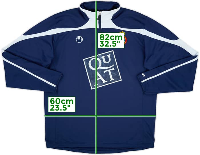 2006-07 Espanyol Uhlsport 1/4 Zip Drill Top - 5/10 - (XXL)