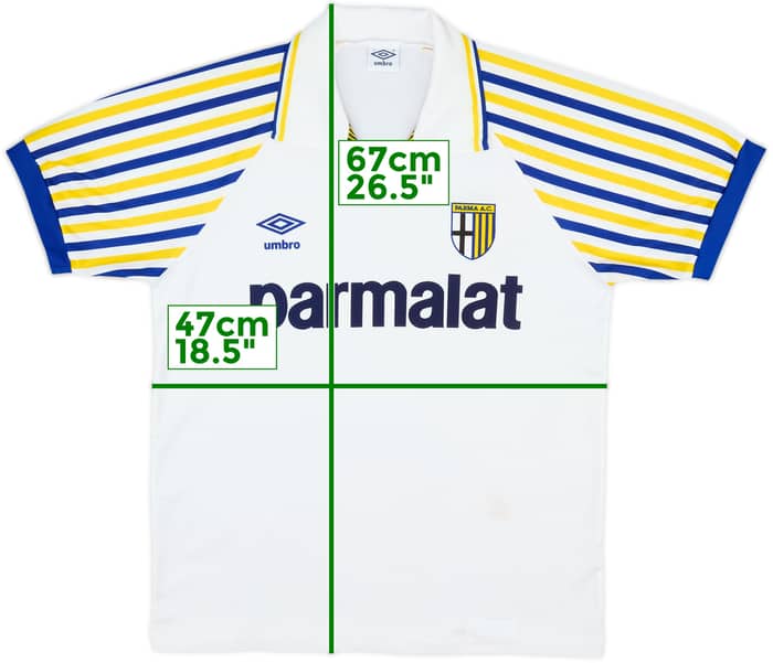 1990-91 Parma Home Shirt - 4/10 - (S)