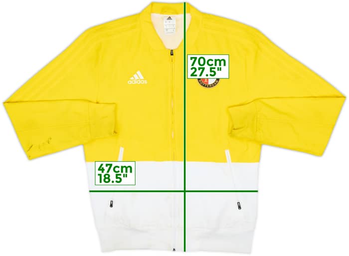 2017-18 Feyenoord adidas Track Jacket - 5/10 - (S)
