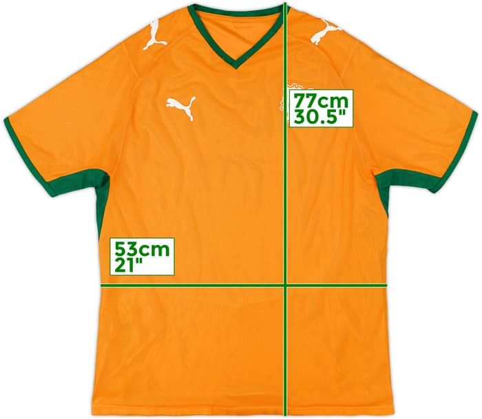2008-10 Ivory Coast Home Shirt - 8/10 - (L)